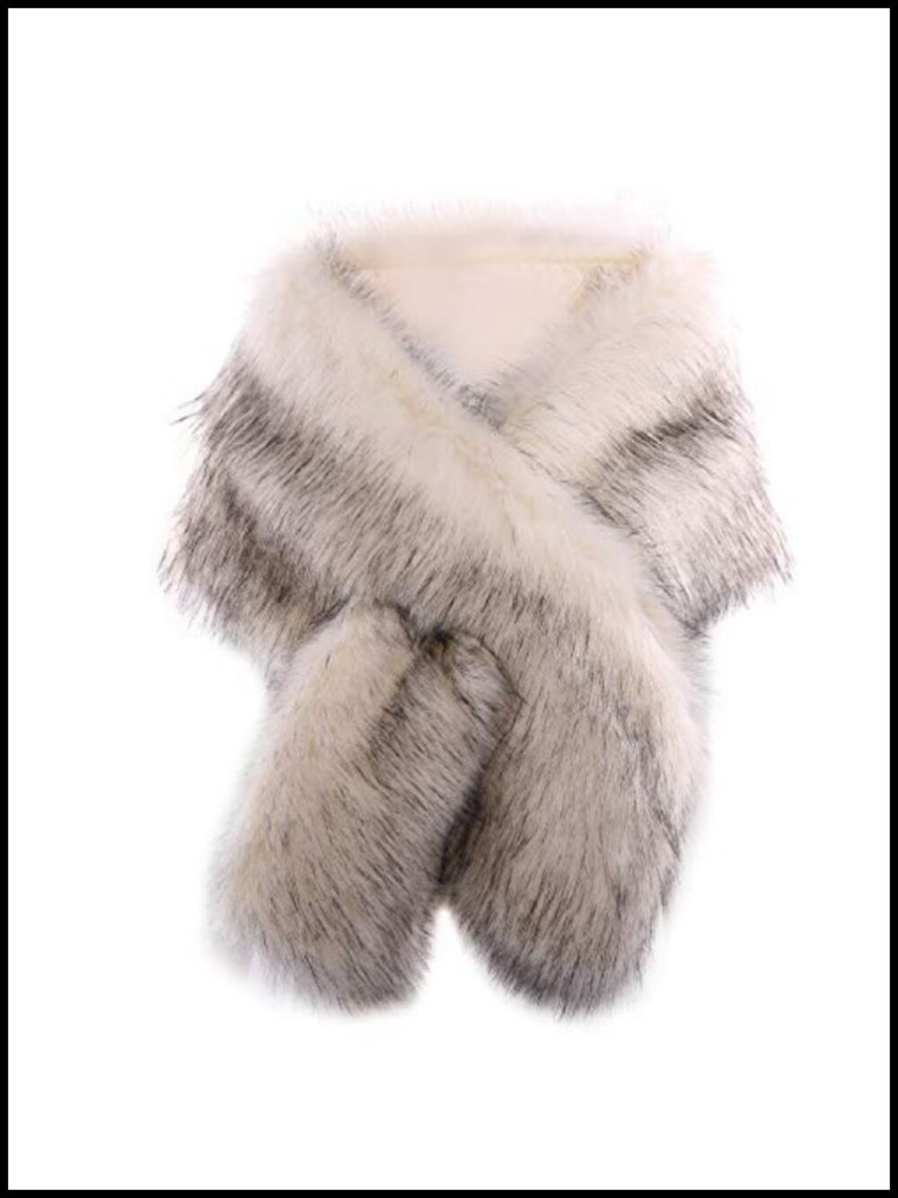 Faux Fur Bridal Shawl Stole Wrap Cover Up Winter Scarf